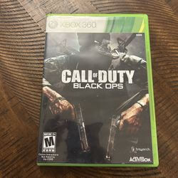 Call Of Duty Black Ops XBOX 360