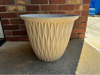 Large plastic pot