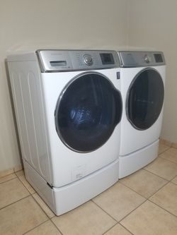 Jumbo Capacity Samsung Washer And Electric Dryer Free Deliver And Install 6 Month Warranty