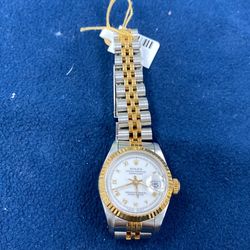 Pre Owned Rolex Watch Ladies 26  MM Twotone 