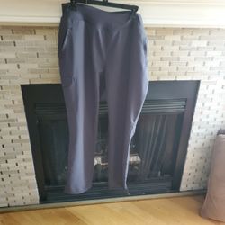 Blue Grey Scrubs Pants Healing Hands XL 