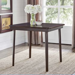 Stakmore 32" Wood Folding Table, Espresso finish 