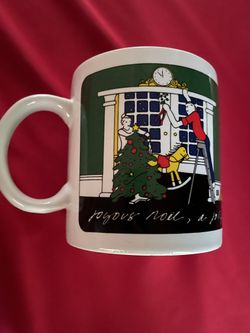 Christmas Taylor & Ng 1980 Collectible Mug Joyous Noel And To All A Good Night! 12 oz  Great Gift!