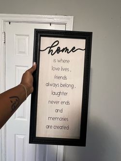 Home Decor Sign