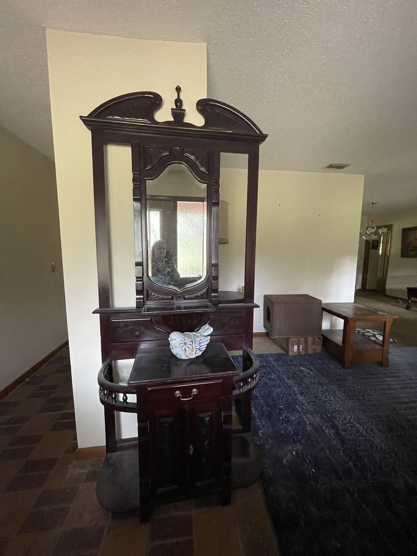 Antique Mahogany Hall Table 