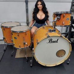 Pearl 4-Piece Drum Set Drum Shell Pack