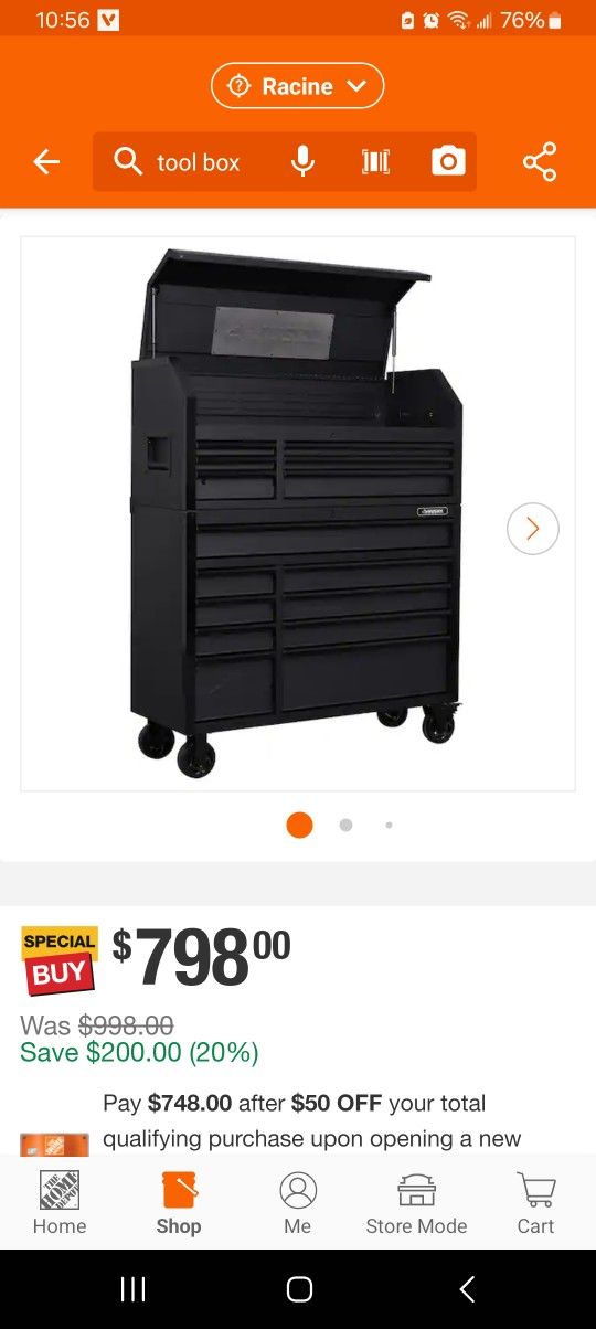 Husky 52in Tool Box