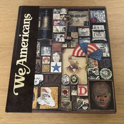 1976 We Americans National Geographic Society Hardcover Coffee Table Book