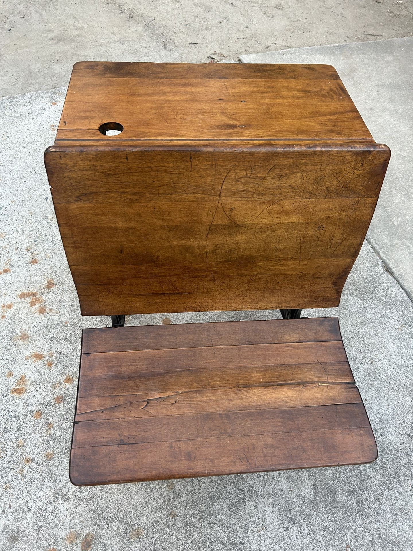 Antique School Desk