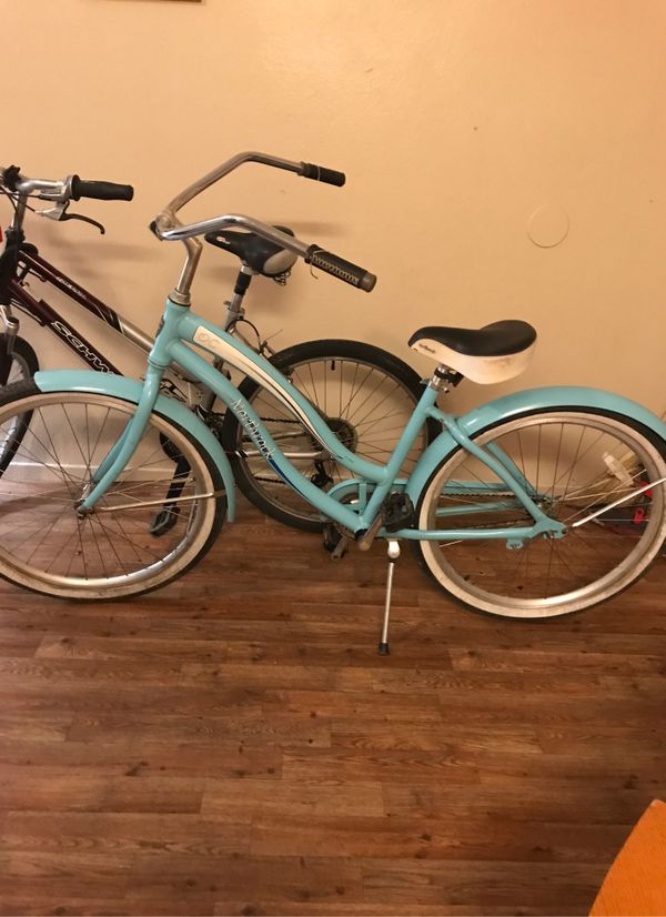 blue beach cruiser