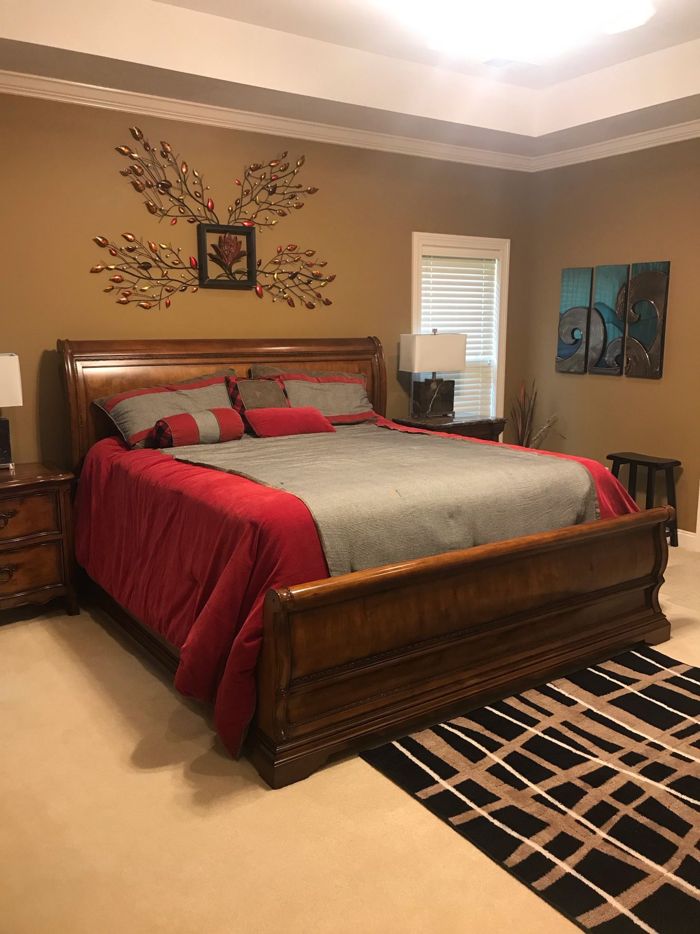 Thomasville 5 Piece King Sleigh Bed And Bedroom Set Or Pieces Sold Separately