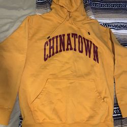 Brand New Yellow Chinatown Market Hoodie