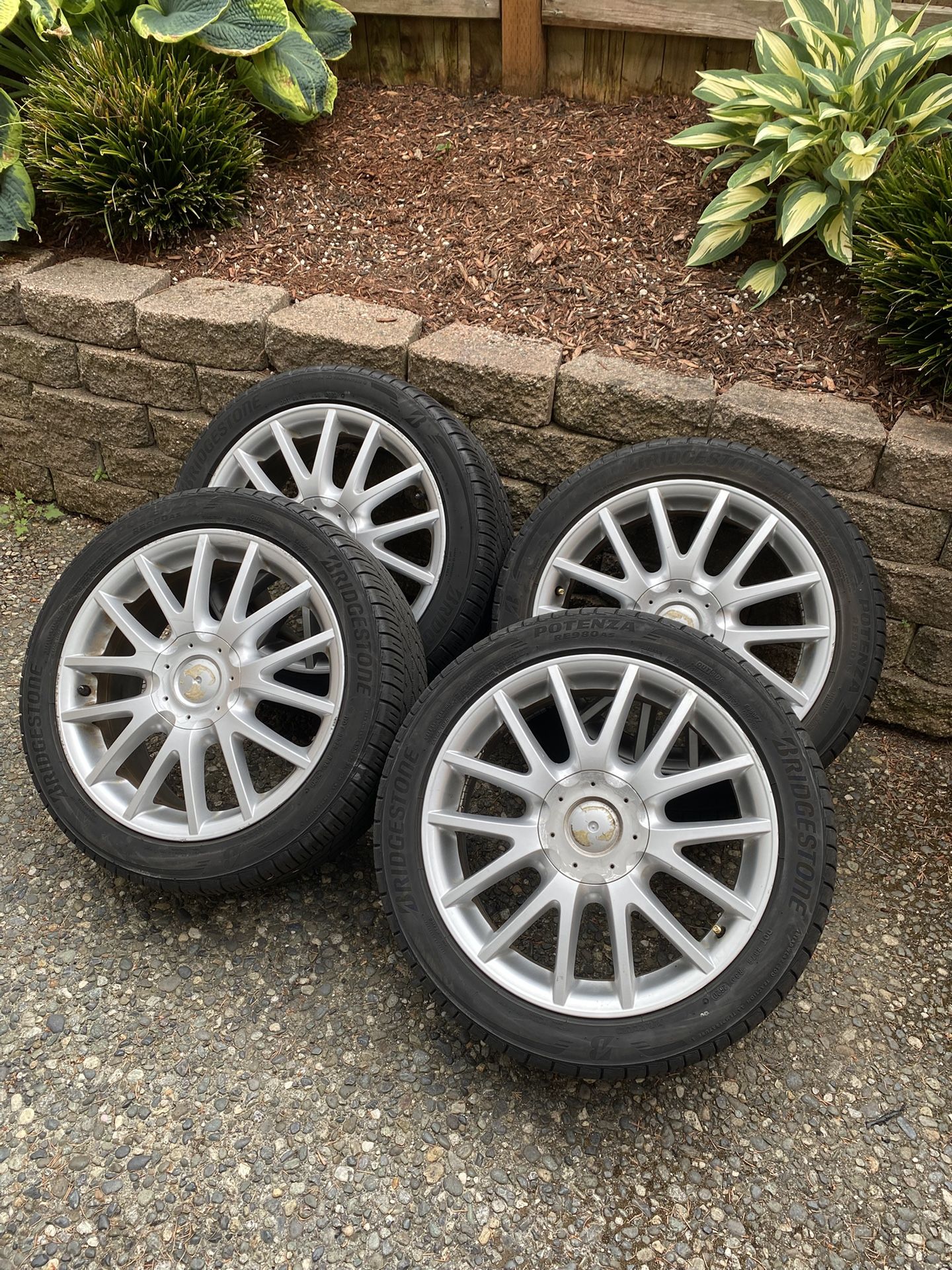 17” 5x112 Wheels and tires 225/45/17