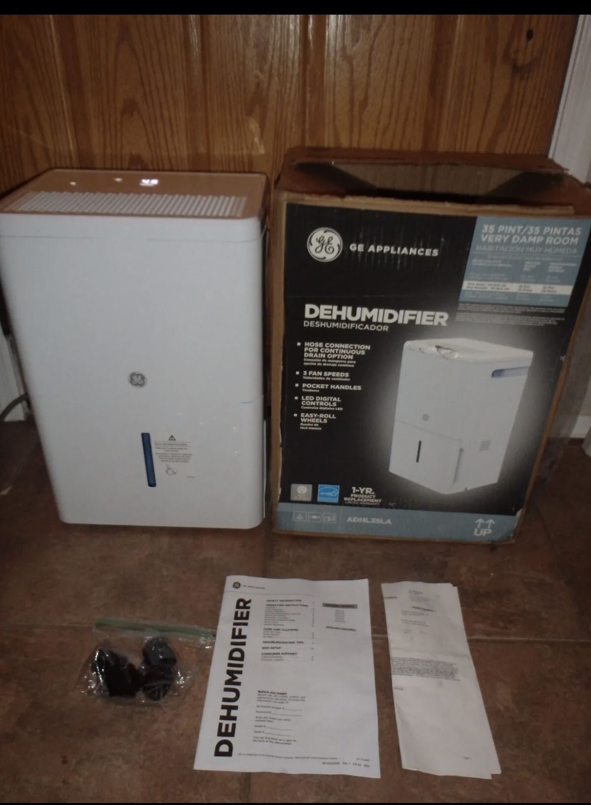 Brand new General Electric 35 Pt Dehumidifier 