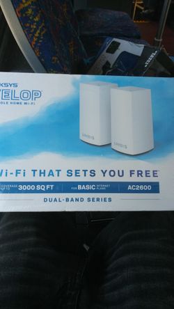 Linksys velop whole home wifi