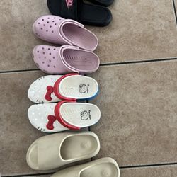 Crocs,Yeezys,Nike Slides Bundle 