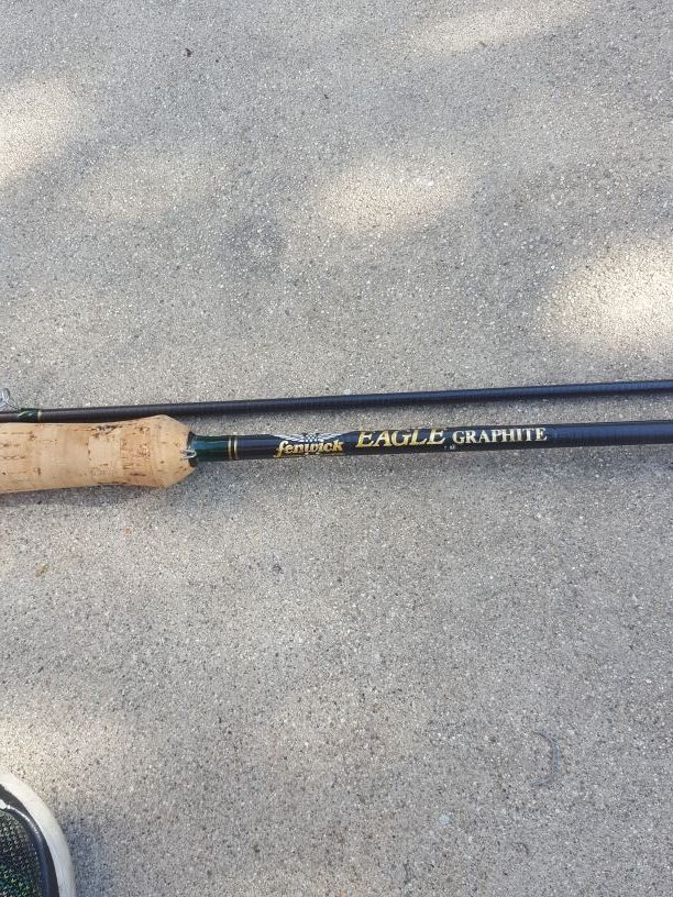Fly fishing rod Fenwick Eagle graphite E85-6f 8ft 6in. 3 1/8