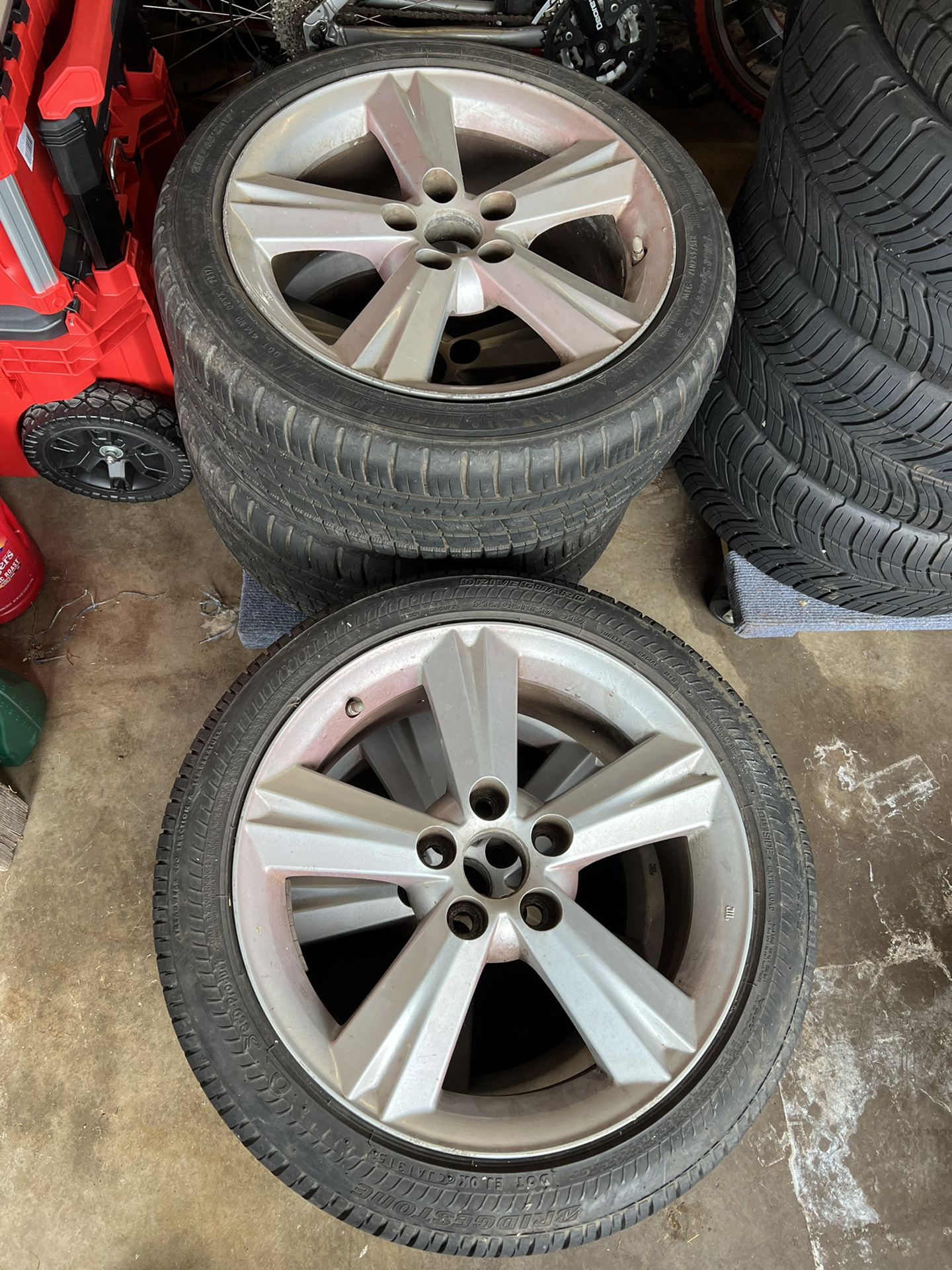 215/45r17 On 5x114’s With An Extra Rim