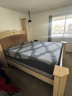Solid wood Bed& Dresser, Sofa & recliner