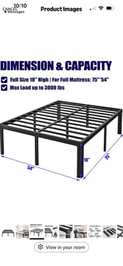 Full size bed frame