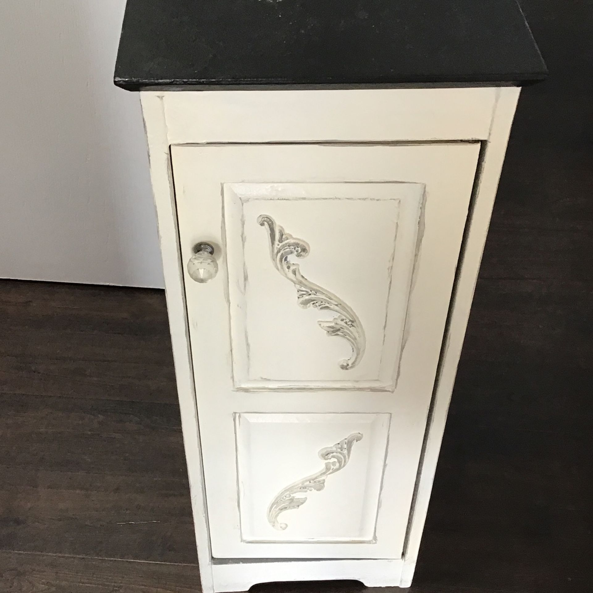 Small Cabinet With Ironing Board Attached. Approximately 12x14, 36” Tall
