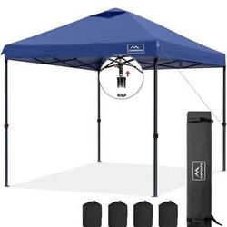 New KAMPKEEPER One Person Setup 10x10 Pop up Canopy Tent Instant Portable Canopy Blue or Gray