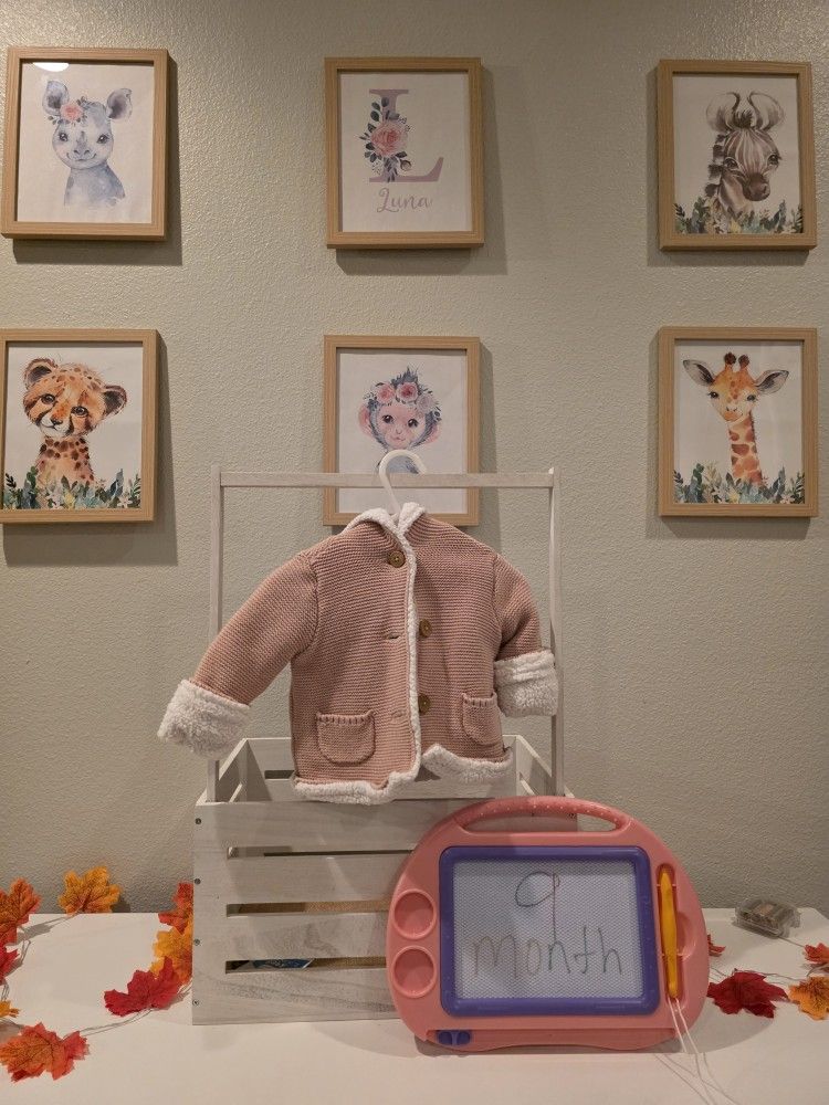 Baby Sherpa Jacket Size 9m