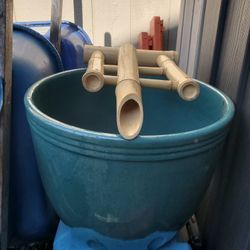 Bamboo Fountain And Pot