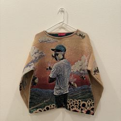 4x1111 Tyler The Creator Tapestry Knit Sweater 