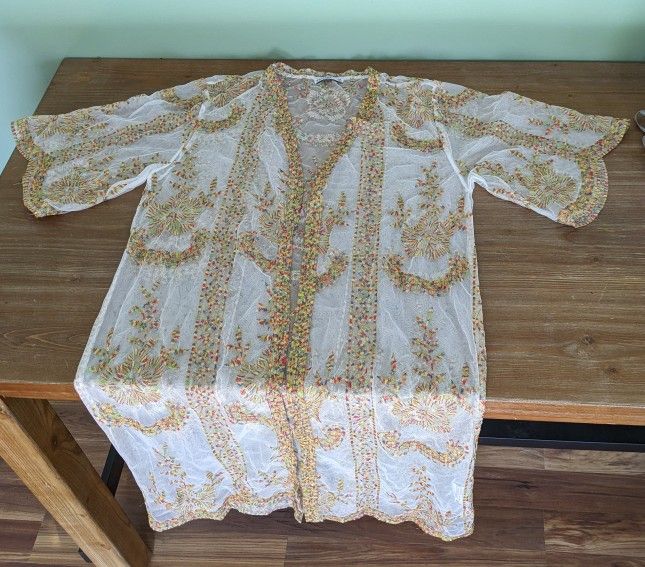Rainbow Vintage Style Duster 