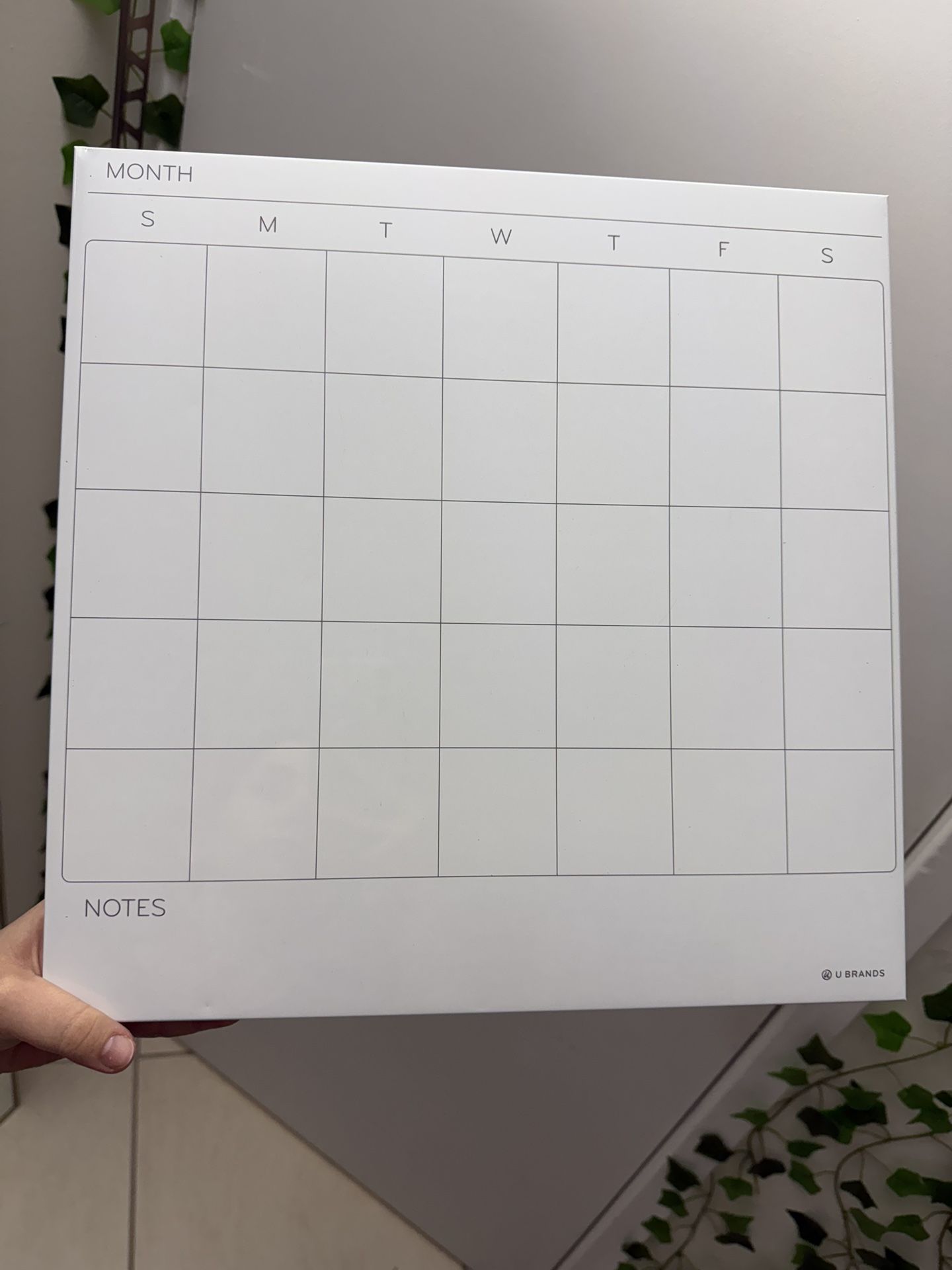 Dry Erase Monthly Board & Markers