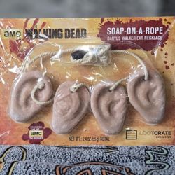 AMC The Walking Dead  Soap on a Rope  Daryl's Walker Ear Necklace
