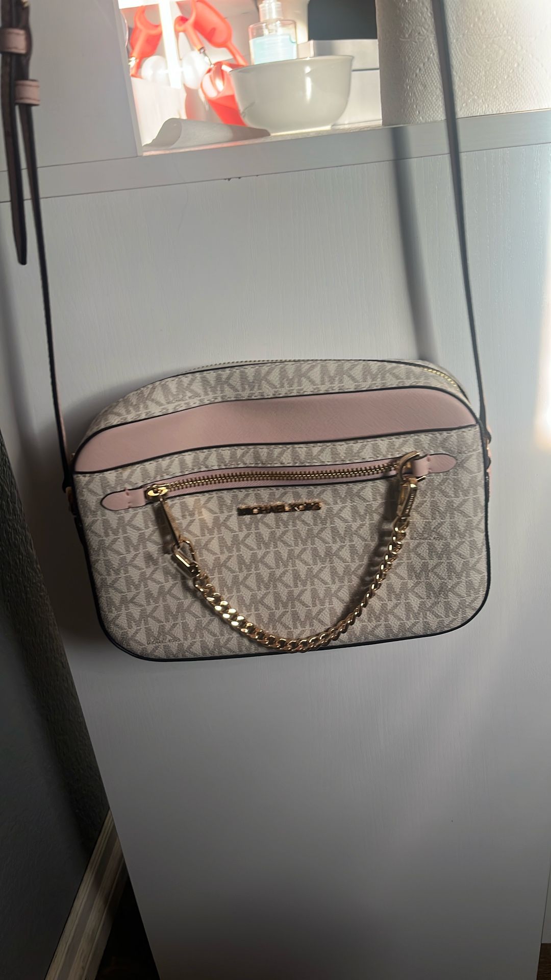 Michael Kors Grey/Pink Bag 