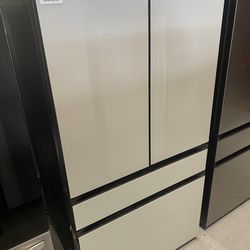 White Glass 4-Door French Door Refrigerator - 29 Cu. Ft.