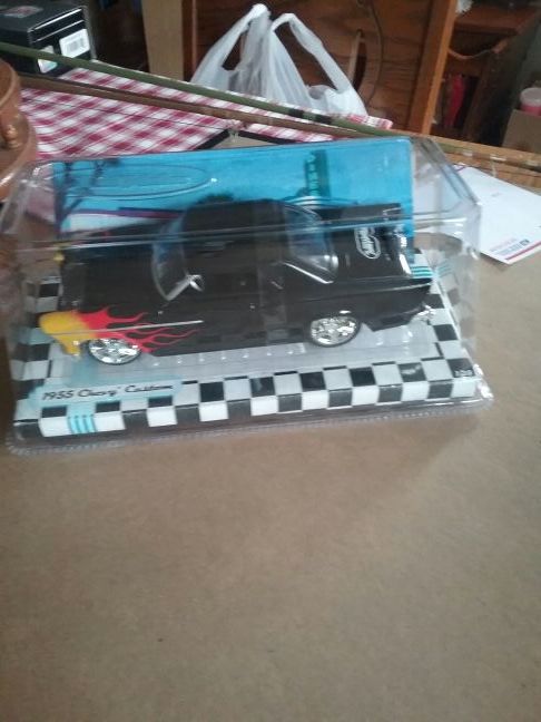 1955 chevy metal car, brand new