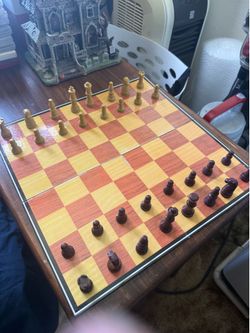 Chess and checkers set