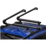 BougeRV 28" Lockable Ski Snowboard Rack Sliding Roof Mount 6 Skis 4 Boards