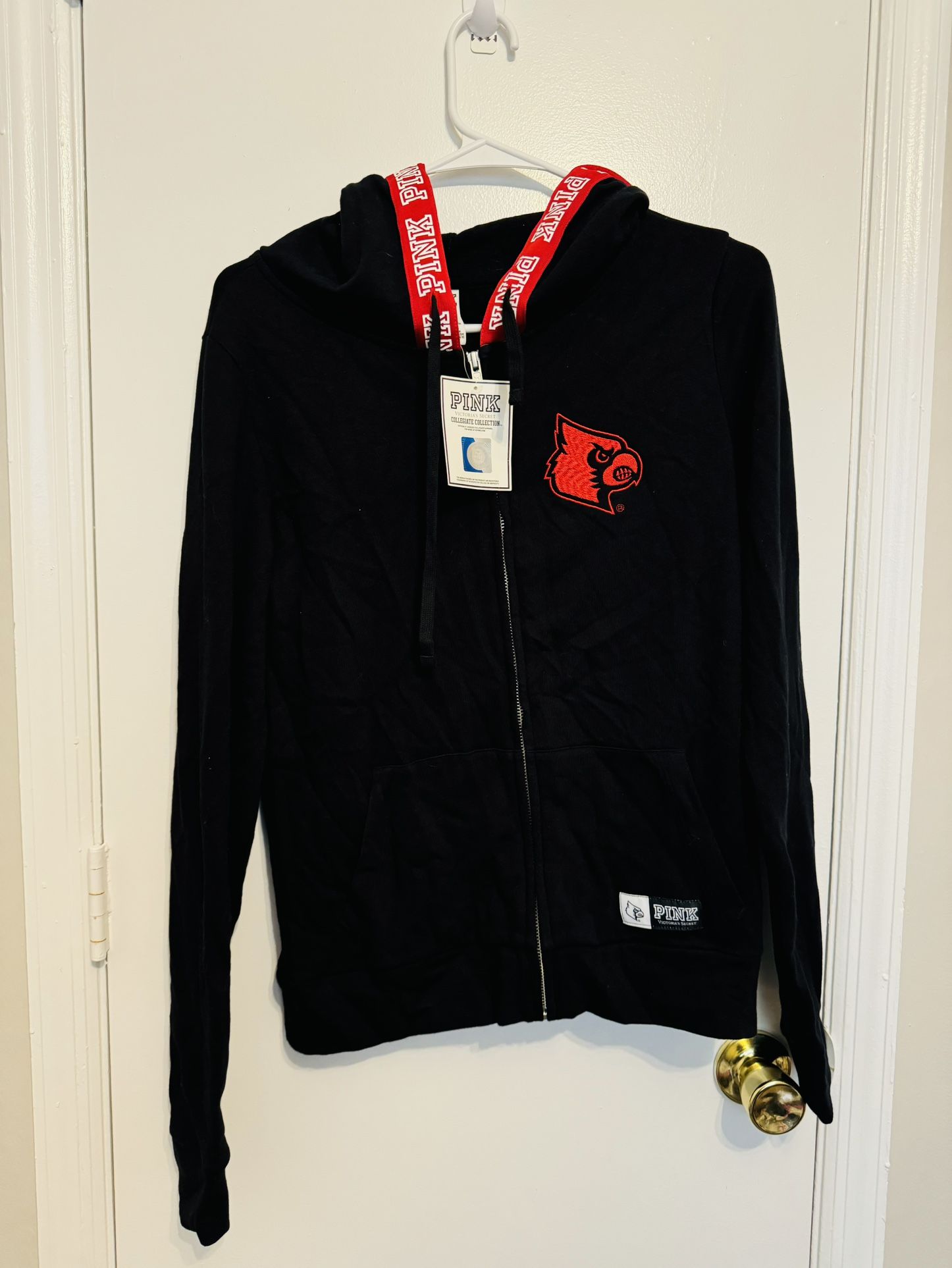 PINK victoria secret Louisville Cardinals True Sport Football Jacket Small