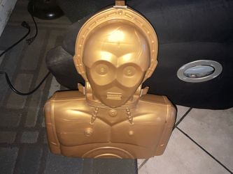 Star Wars CP30 1983 Kenner Carry Case Eyes Light Up Talks 18" Tall - Works excellent comes with 10 action figures included Luke Skywalker Boba Fett Ra