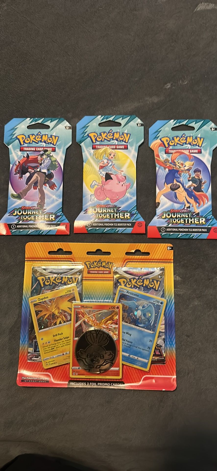 Journey Together Sleeved Booster Pack - SV09: Journey Together and Enhanced 2-Pack Blister Pack Pokemon