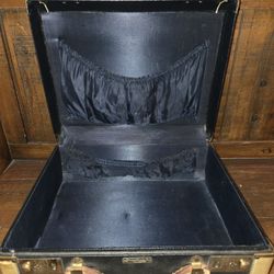 London Harness Co Boston suitcase vintage leather travel case