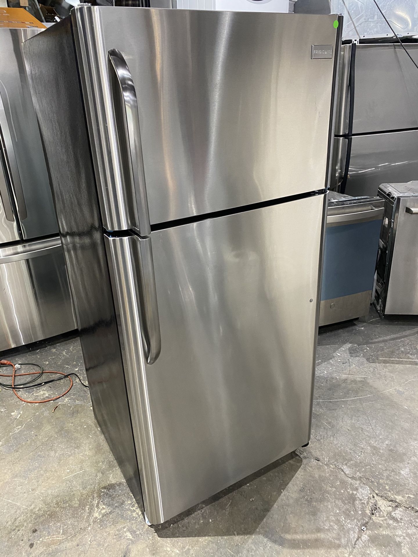 Frigidaire refrigerator 30 x 66 stainless steel works perfect clean one