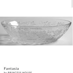 Princess House Fantasia Oval Vegetable Bowl