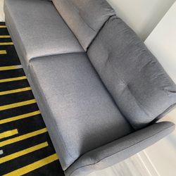 3 Seater Grey fabric sofa for sale - Pickup only