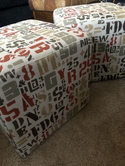 14x15 Cube Foot Stools 