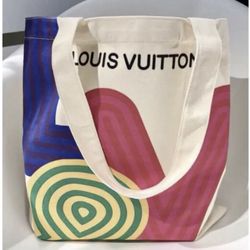 Loui Vuitton Exhibition Bag Eco Canvas Japan Exclusive Event shopping tote LV.  🖤 