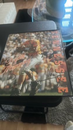 Signed Peyton Manning Photo