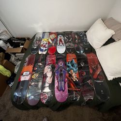 Primitive Anime skateboards