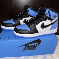 Air Jordan 1 Retro High OG UNC Toe GS FD1437-400 Size 6.5Y 8 Women’s NEW W/BOX