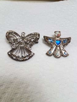 Christmas Angel Brooches